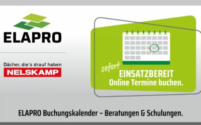 NEU: Der ELAPRO Buchungskalender